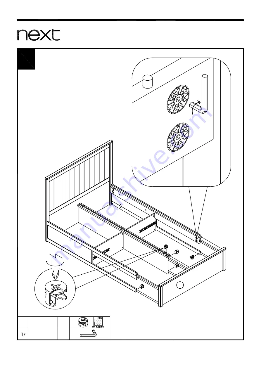 Next HANLEY GREY STORAGE BED Скачать руководство пользователя страница 18