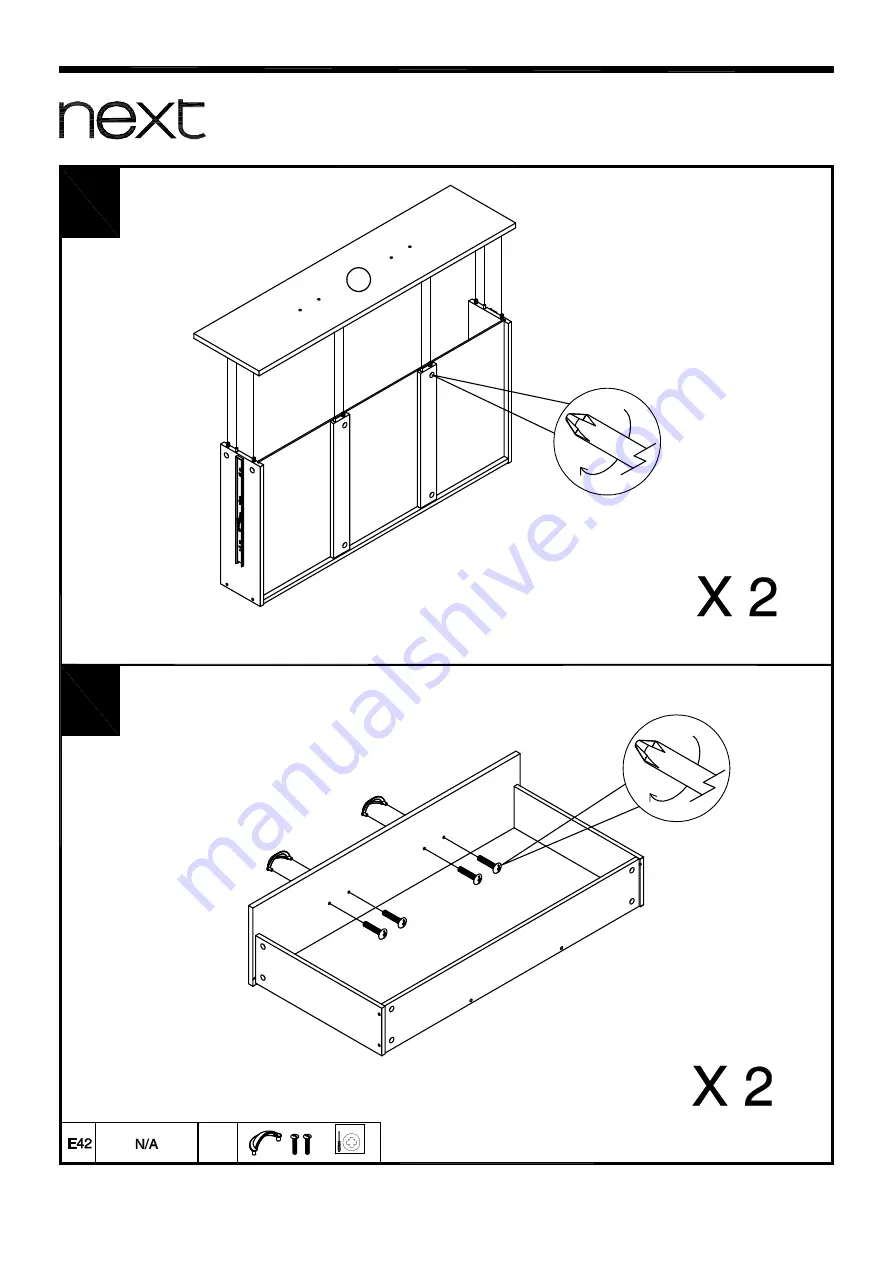 Next HANLEY GREY STORAGE BED Скачать руководство пользователя страница 21