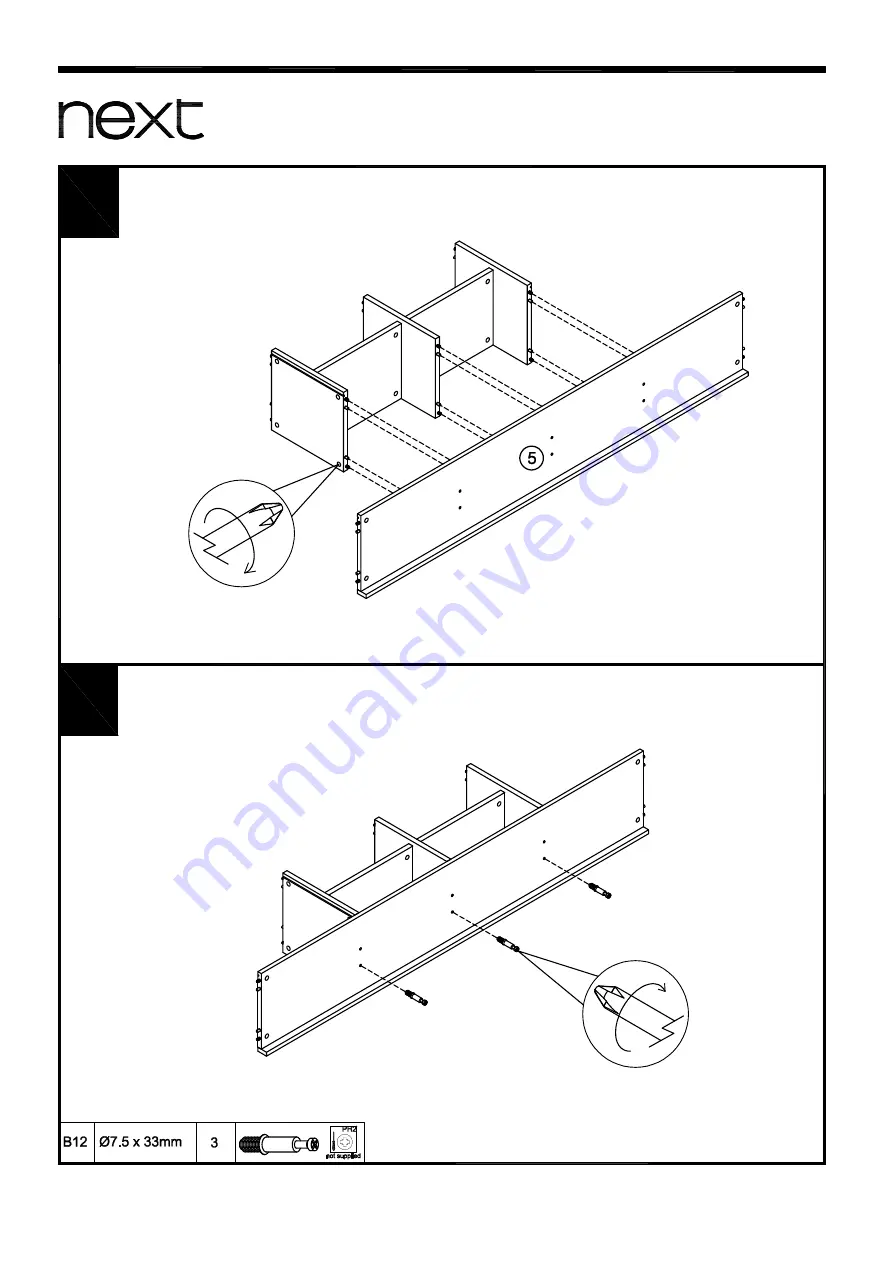 Next HANLEY SUPERWIDE 606455 Assembly Instructions Manual Download Page 7