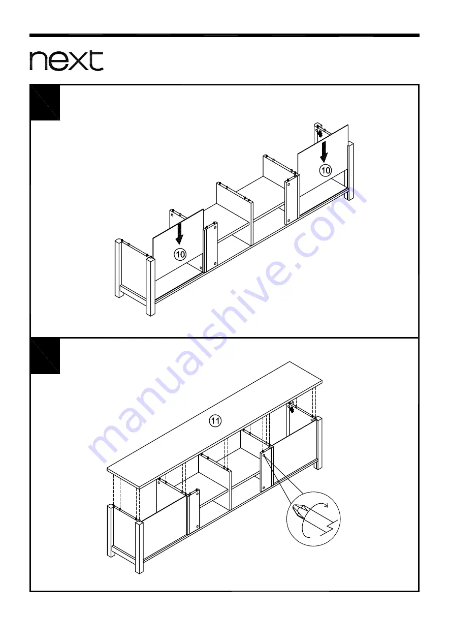 Next HANLEY SUPERWIDE 606455 Assembly Instructions Manual Download Page 10