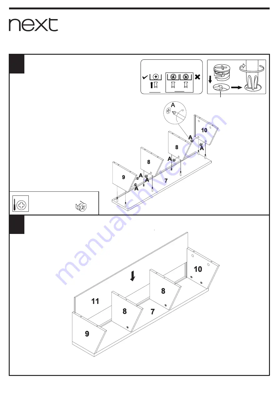 Next HEARTS AND STARS 680852 Assembly Instructions Manual Download Page 8