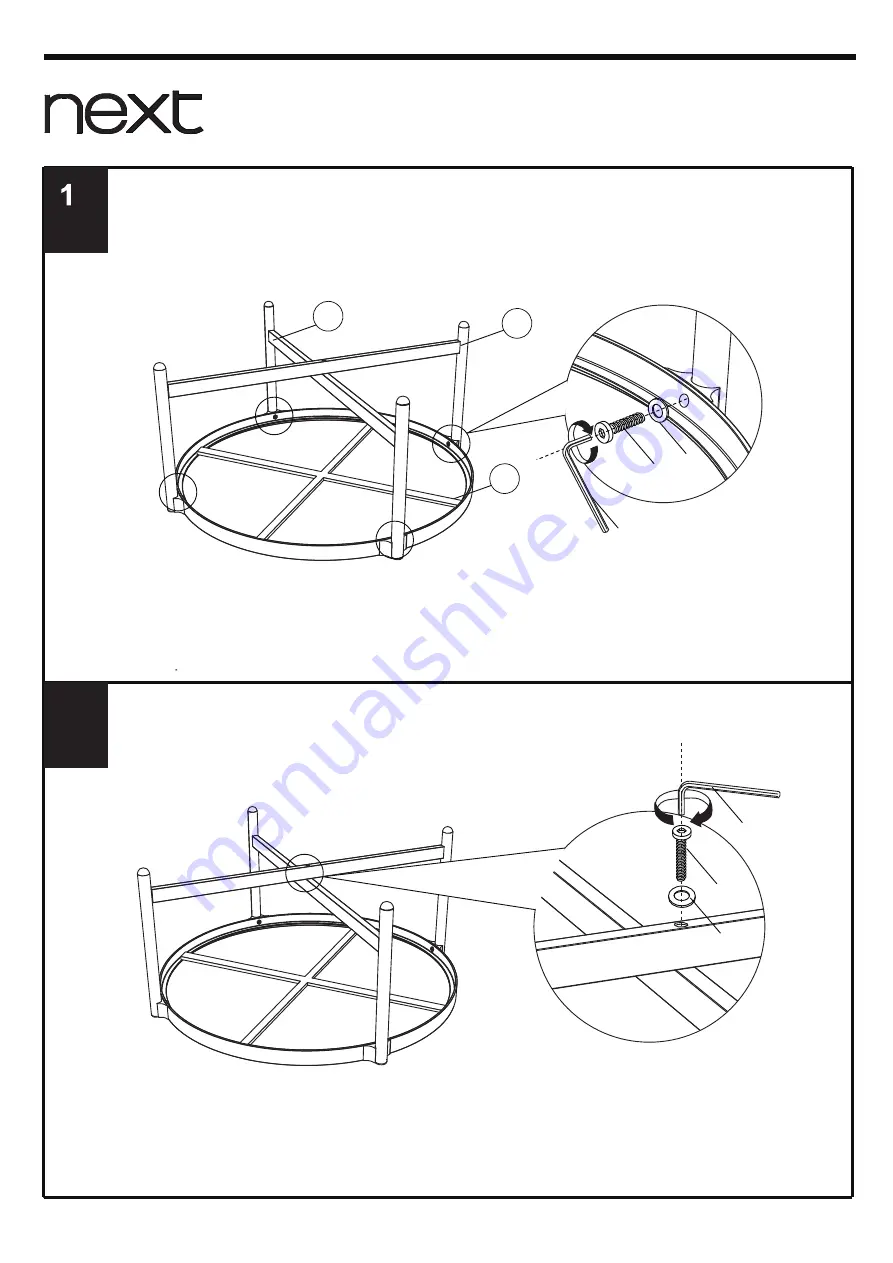 Next HELSINKI LIV 5PC 299836 Assembly Instructions Manual Download Page 13