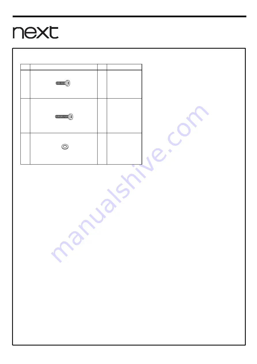 Next HELSINKI LIV 5PC 299836 Assembly Instructions Manual Download Page 16