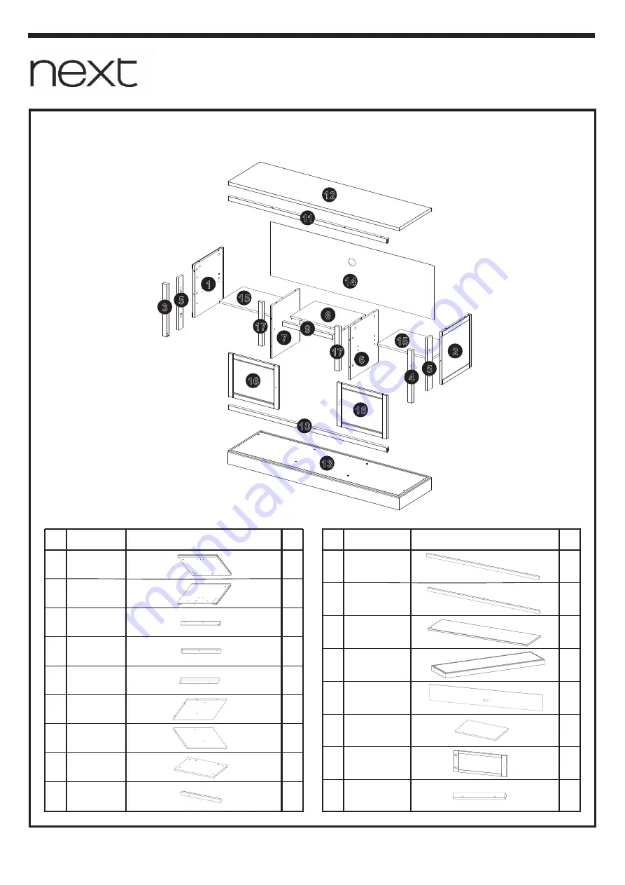 Next HOVE 652223 Assembly Instructions Manual Download Page 3