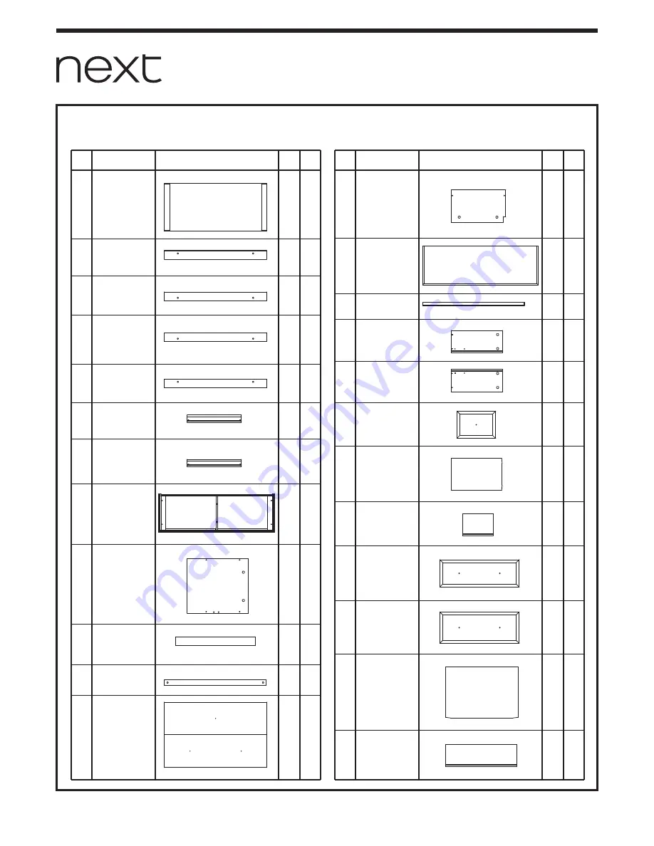 Next ISABELLA WIDE CHEST Assembly Instructions Manual Download Page 4