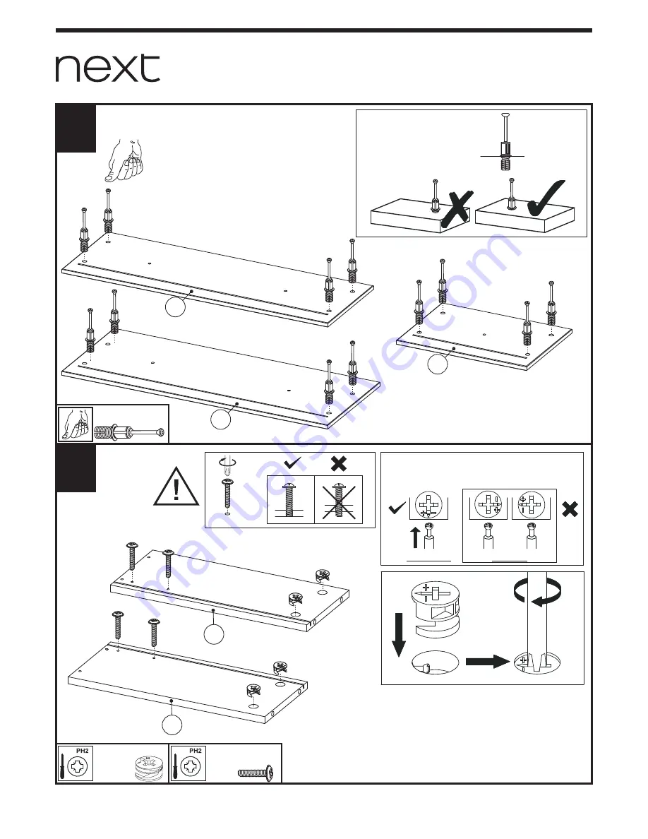 Next ISABELLA WIDE CHEST Assembly Instructions Manual Download Page 6