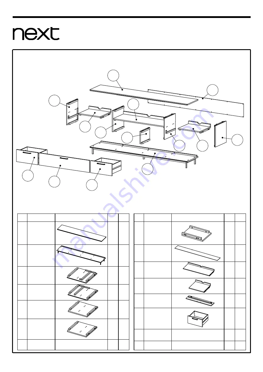 Next JEFFERSON SUPERWIDE 320323 Assembly Instructions Manual Download Page 4