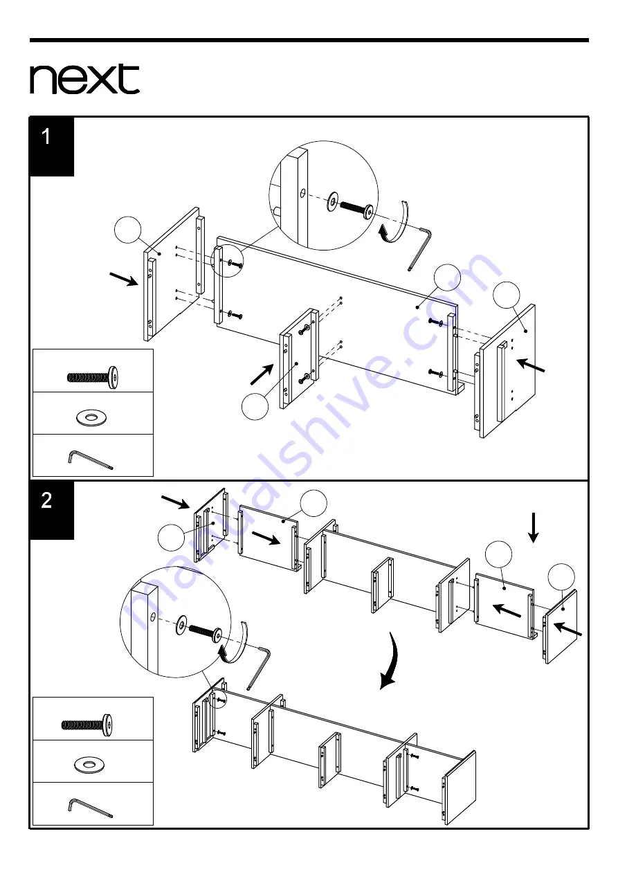 Next JEFFERSON SUPERWIDE 320323 Assembly Instructions Manual Download Page 6