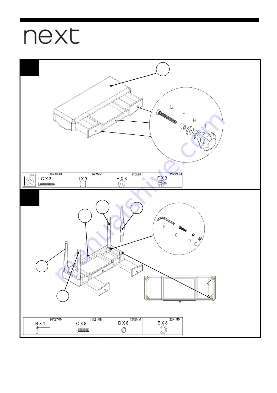 Next JULIETTE 868967 Assembly Instructions Manual Download Page 5