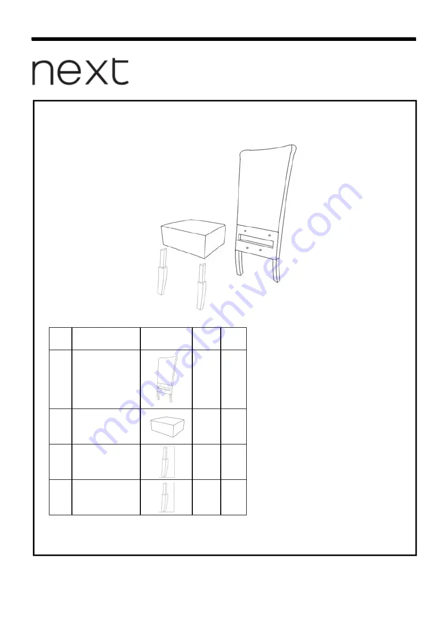 Next KOBE 876223 Assembly Instructions Manual Download Page 3