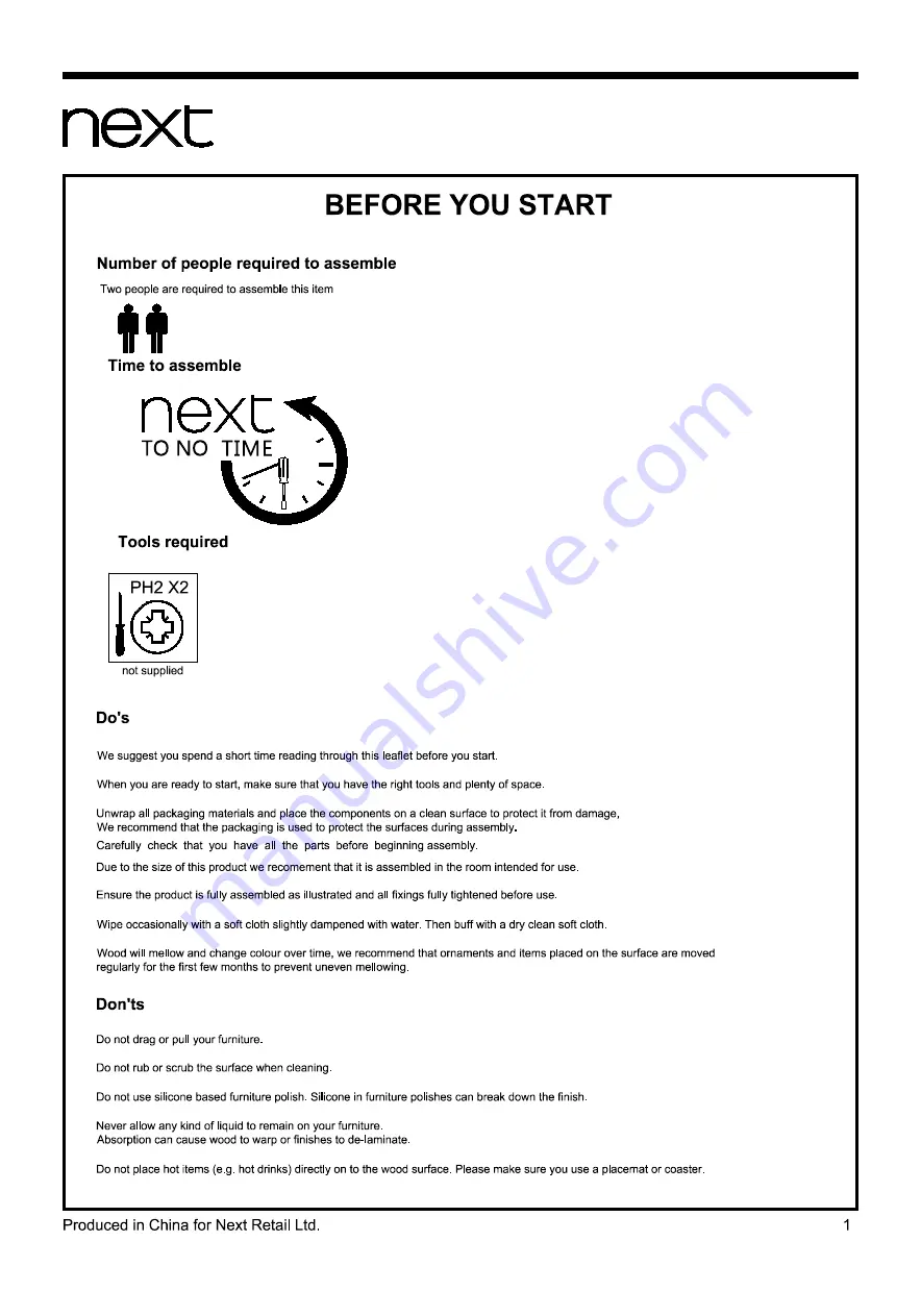 Next LOGAN 610293 Assembly Instructions Manual Download Page 2