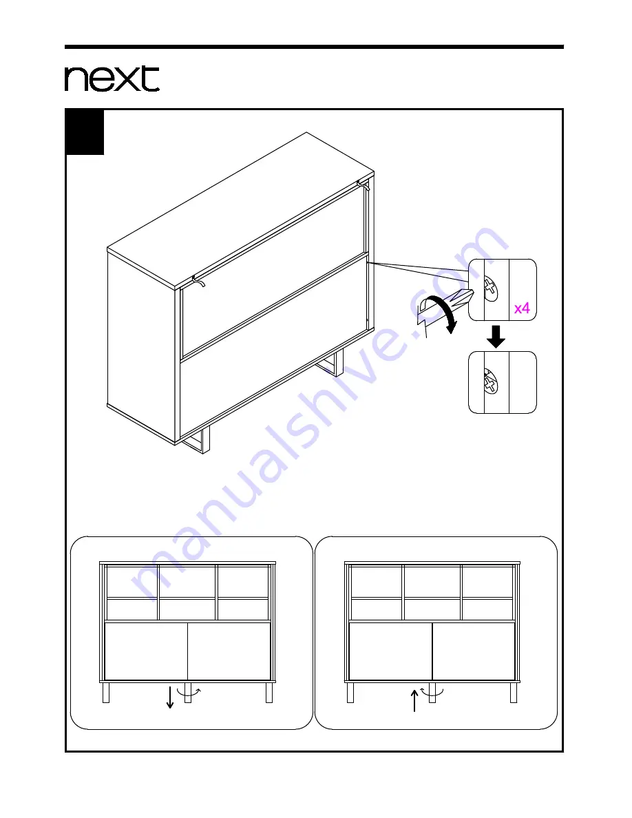 Next LOGAN DOVE SMALL SIDEBOARD Assembly Instructions Manual Download Page 17