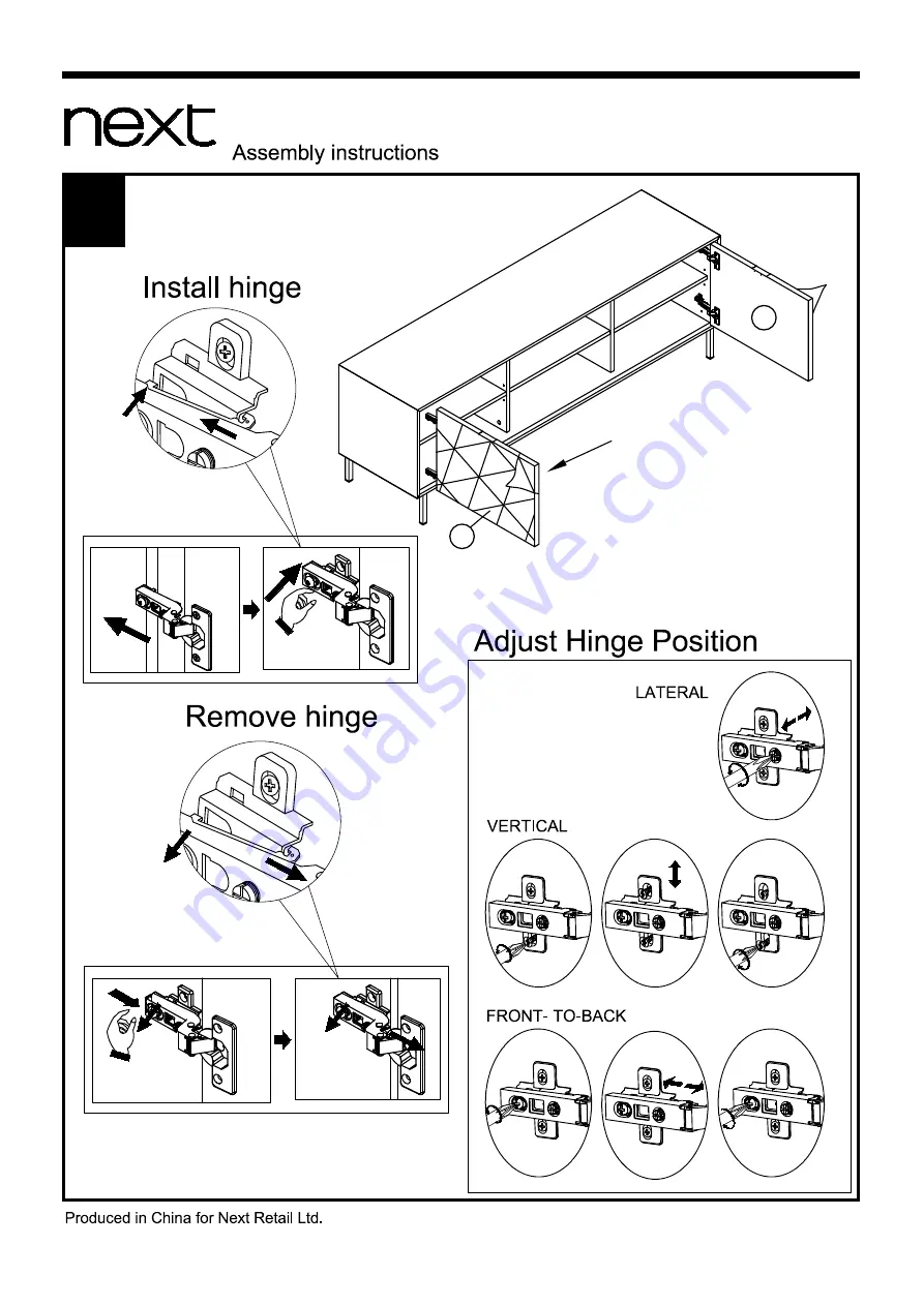 Next M77429 Assembly Instructions Manual Download Page 13