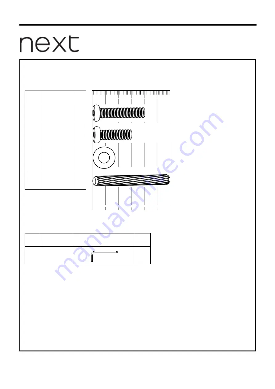 Next MADRID SIDE TABLE 683478 Assembly Instructions Manual Download Page 4