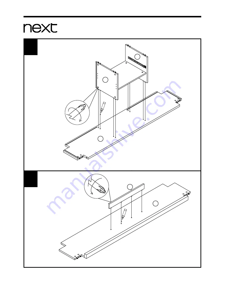 Next MADSEN SUPER WIDE TV UNIT Скачать руководство пользователя страница 7