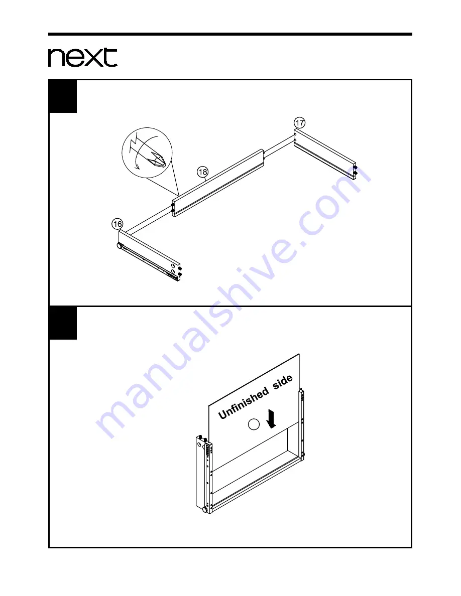 Next MADSEN SUPER WIDE TV UNIT Скачать руководство пользователя страница 15