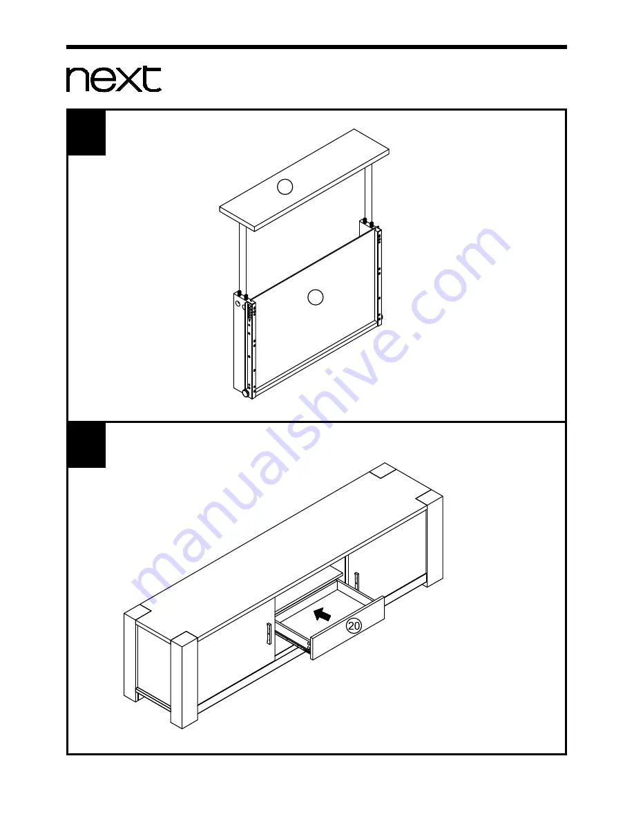 Next MADSEN SUPER WIDE TV UNIT Скачать руководство пользователя страница 16