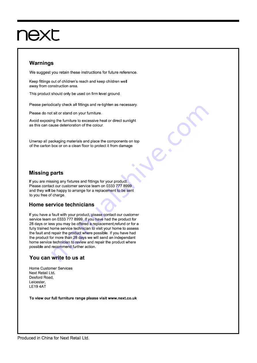 Next MALVERN 247874 Assembly Instructions Manual Download Page 11