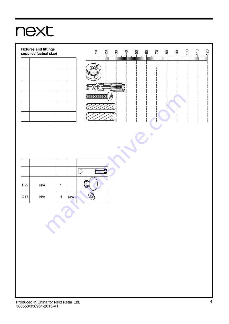 Next MALVERN 350961 Assembly Instructions Manual Download Page 5