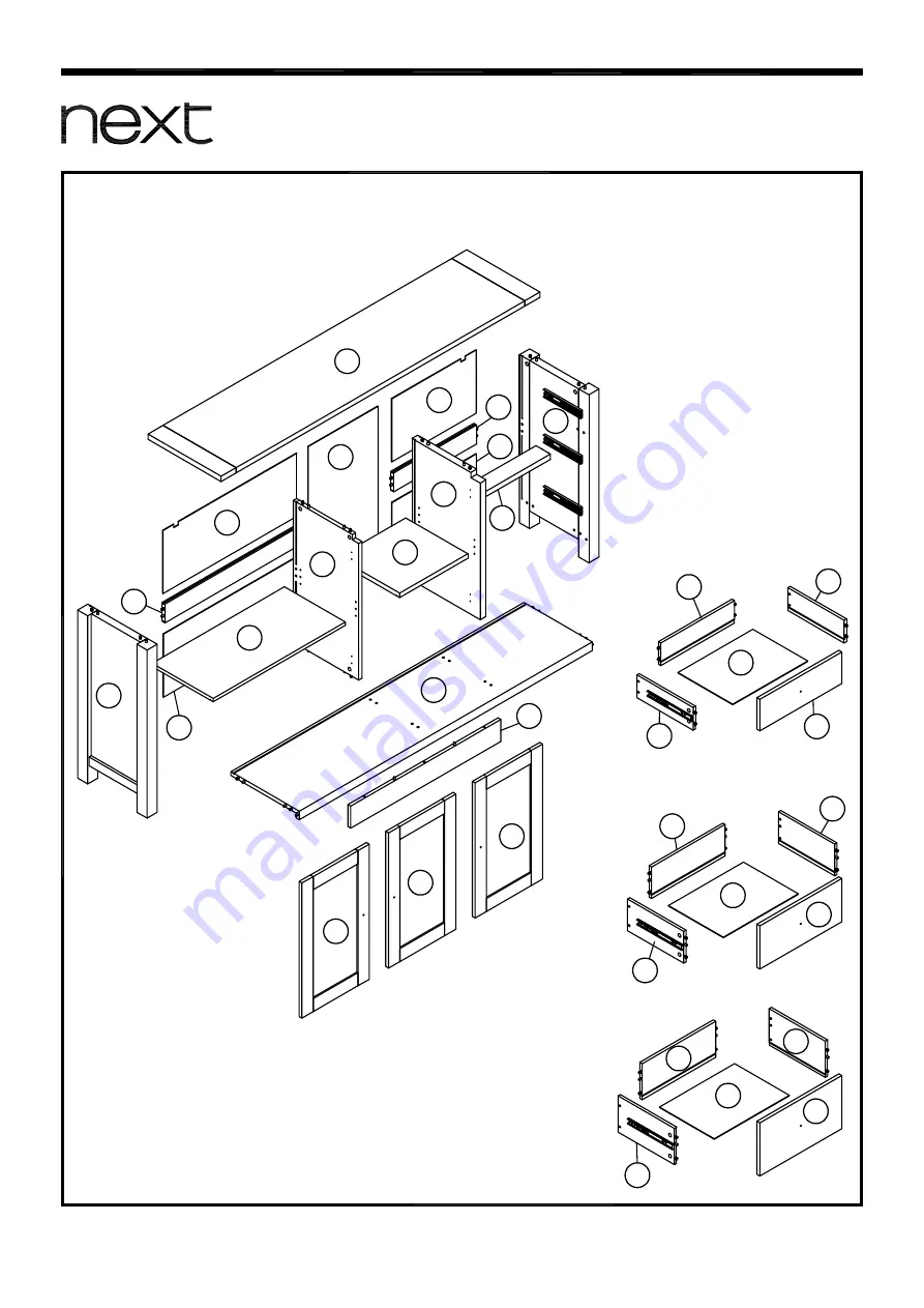 Next MALVERN DOVE GREY A77425 Скачать руководство пользователя страница 3