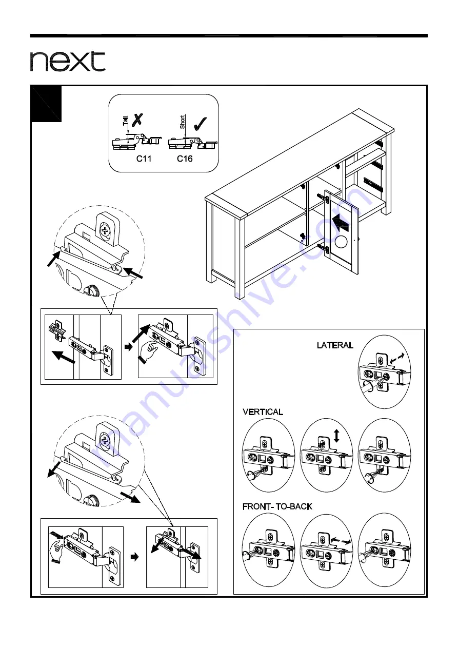 Next MALVERN DOVE GREY A77425 Assembly Instructions Manual Download Page 19