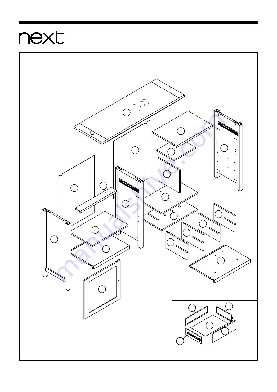 Next MALVERN DOVE GREY M21998 Assembly Instructions Manual Download Page 3