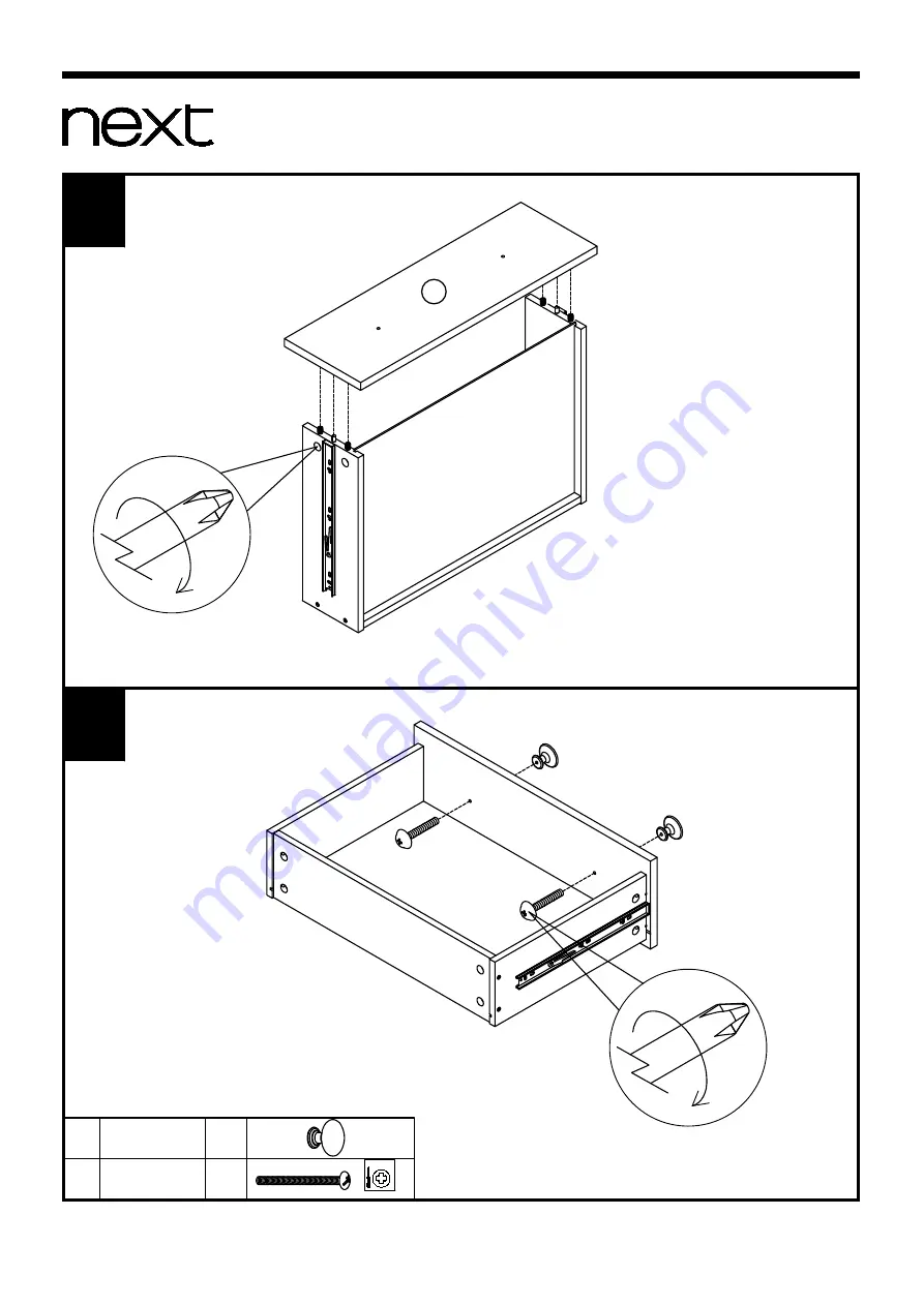 Next MALVERN DOVE GREY M21998 Assembly Instructions Manual Download Page 21