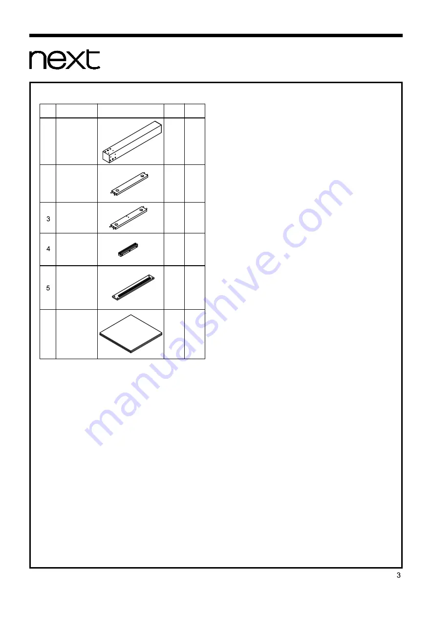 Next MALVERN GREY SQUARE TO RECTANGLE DINING TABLE 190699 Скачать руководство пользователя страница 4