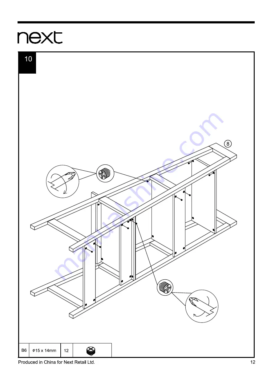 Next MALVERN LADDER DESK Скачать руководство пользователя страница 13