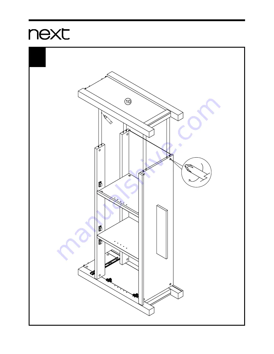 Next MALVERN LARGE SIDEBOARD Assembly Instructions Manual Download Page 10