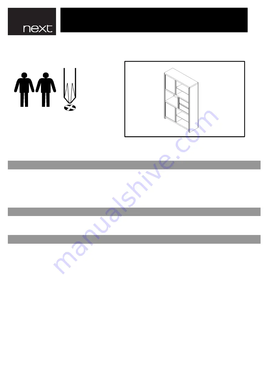 Next MILANO 895465 Assembly Instructions Manual Download Page 1