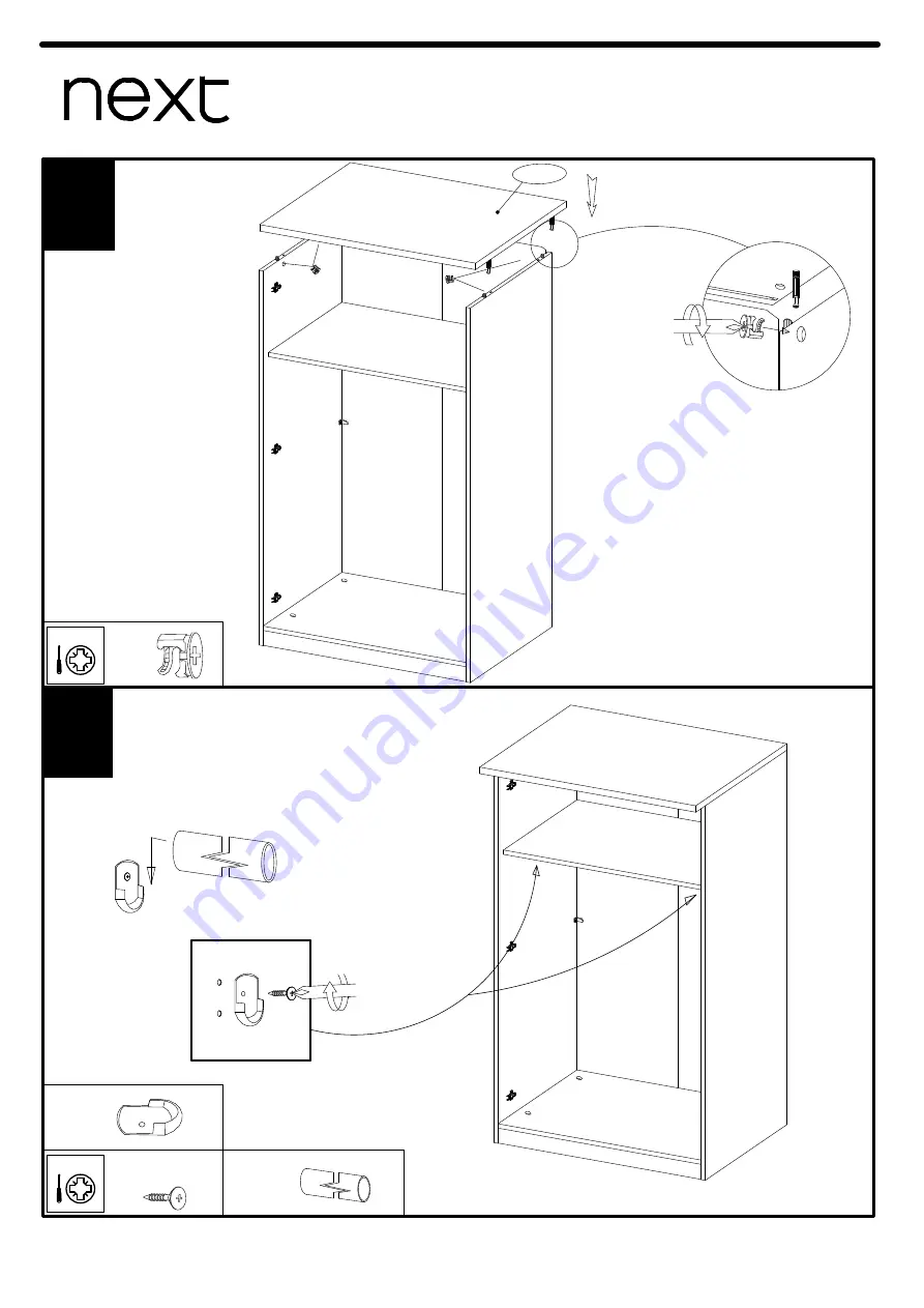 Next MODULAR II OAK ROBE 903459 Assembly Instructions Manual Download Page 11