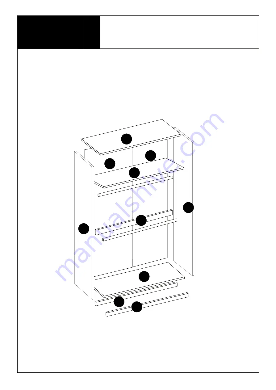 Next MODULAR OAK DOUBLE 893164 Скачать руководство пользователя страница 3