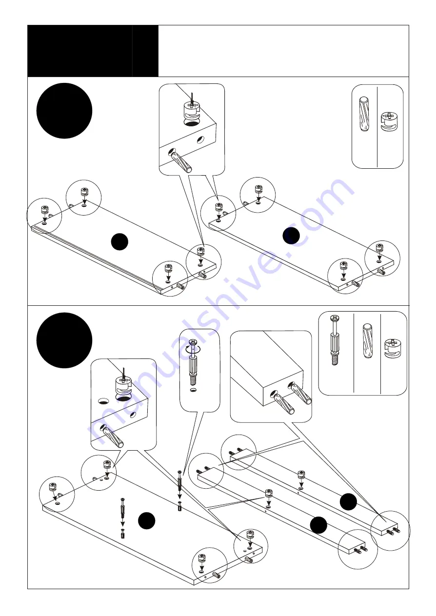 Next MODULAR OAK DOUBLE 893164 Assembly Instructions Manual Download Page 8