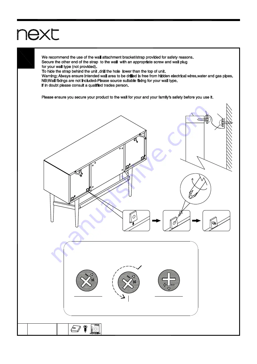 Next MURPHY DRESSING TABLE 444617 Assembly Instructions Manual Download Page 16