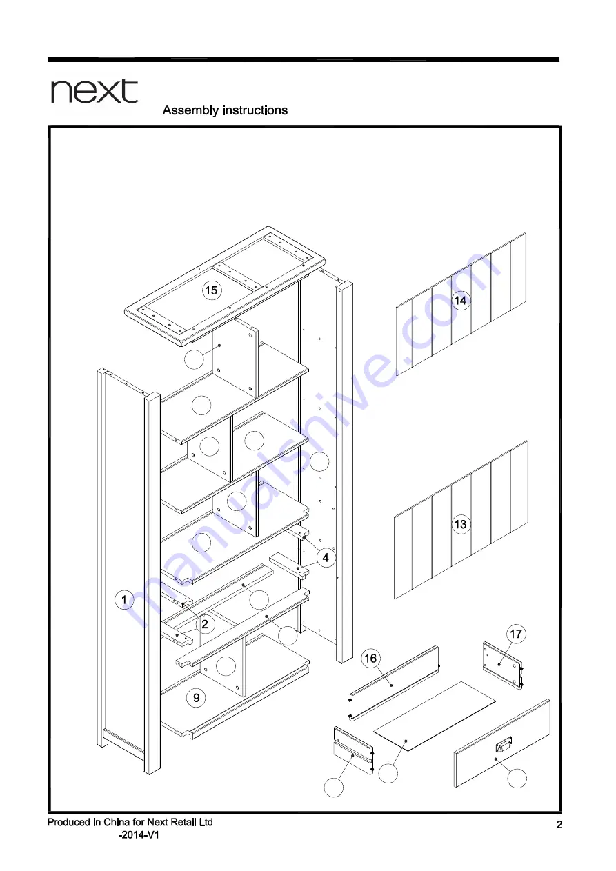 Next N KENDALL 427377/975339 Assembly Instructions Manual Download Page 4