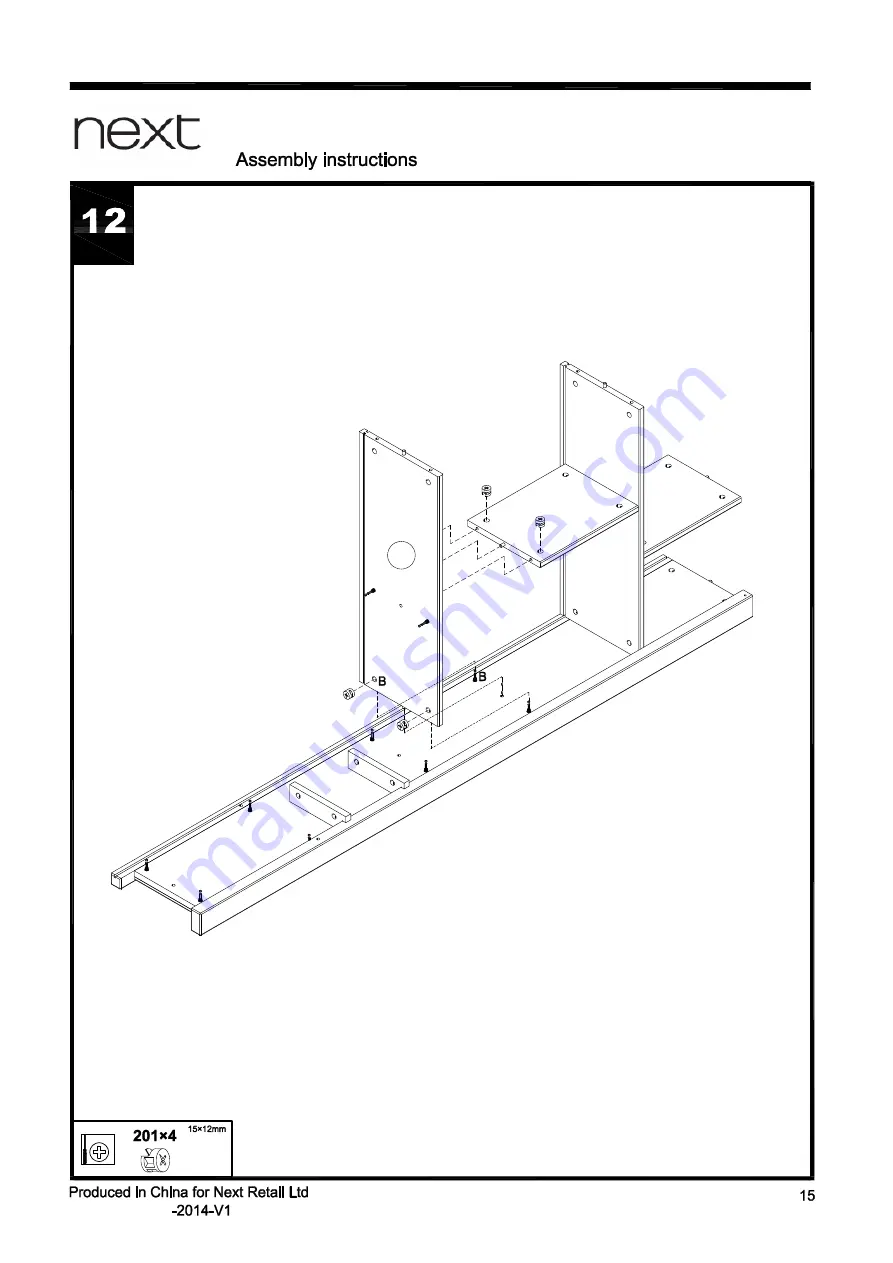 Next N KENDALL 427377/975339 Assembly Instructions Manual Download Page 17