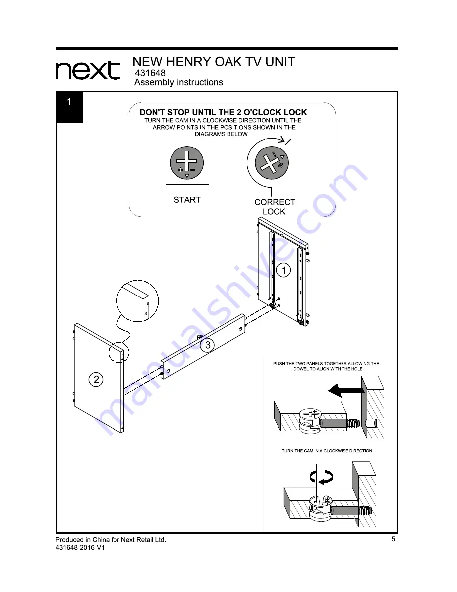 Next NEW HENRY Assembly Instructions Manual Download Page 6