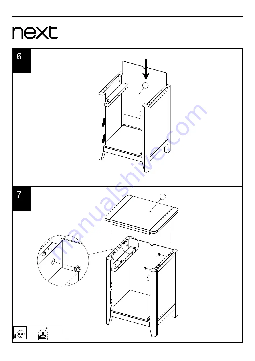 Next NEWHAVEN PAINTED STORAGE SIDE TABLE Скачать руководство пользователя страница 9