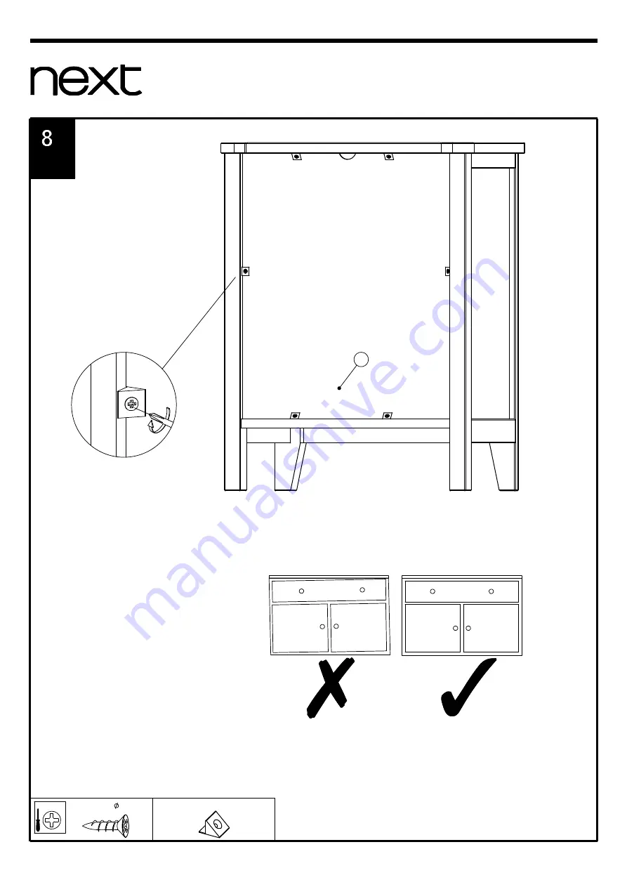 Next NEWHAVEN PAINTED STORAGE SIDE TABLE Скачать руководство пользователя страница 10