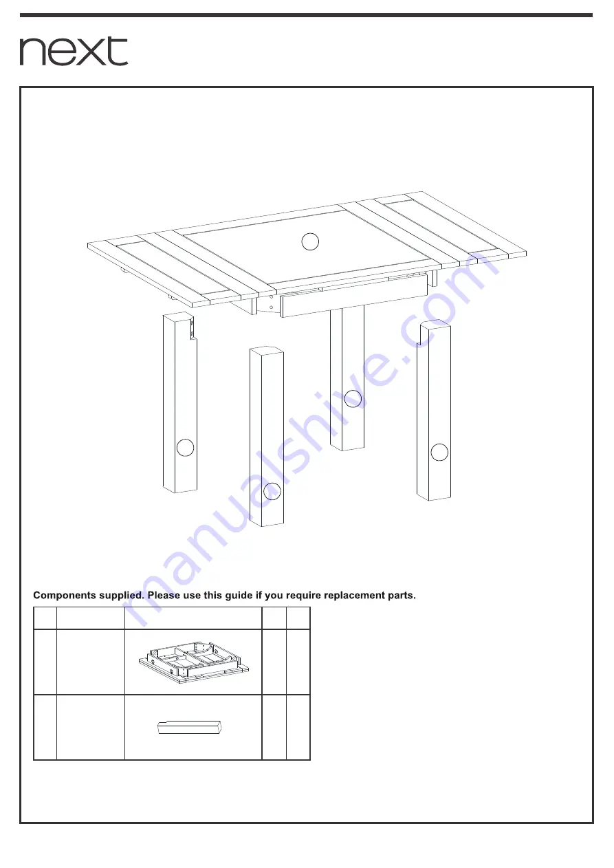 Next OAKHAM SQUARE 668783 Assembly Instructions Manual Download Page 3