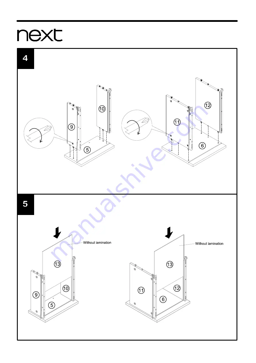 Next OHARA 315487 Assembly Instructions Manual Download Page 8