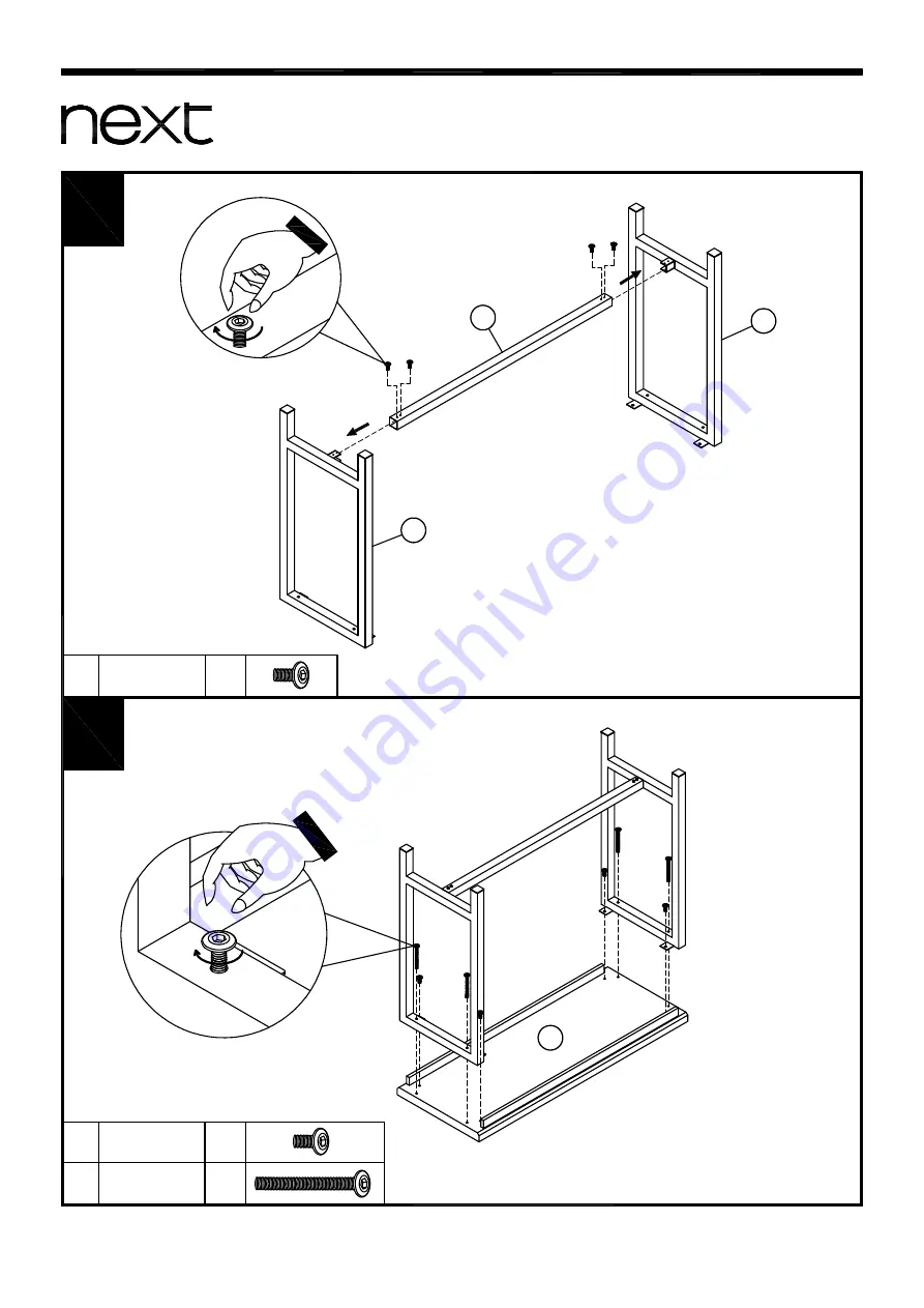 Next OHARA 527868 Assembly Instructions Manual Download Page 6