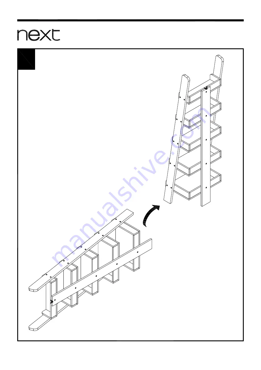 Next OHARA LADDER SHELF 496514 Скачать руководство пользователя страница 9