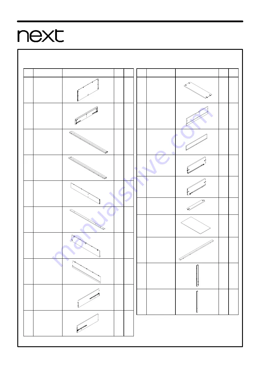 Next OHARA STORAGE BED 588579 Manual Download Page 4