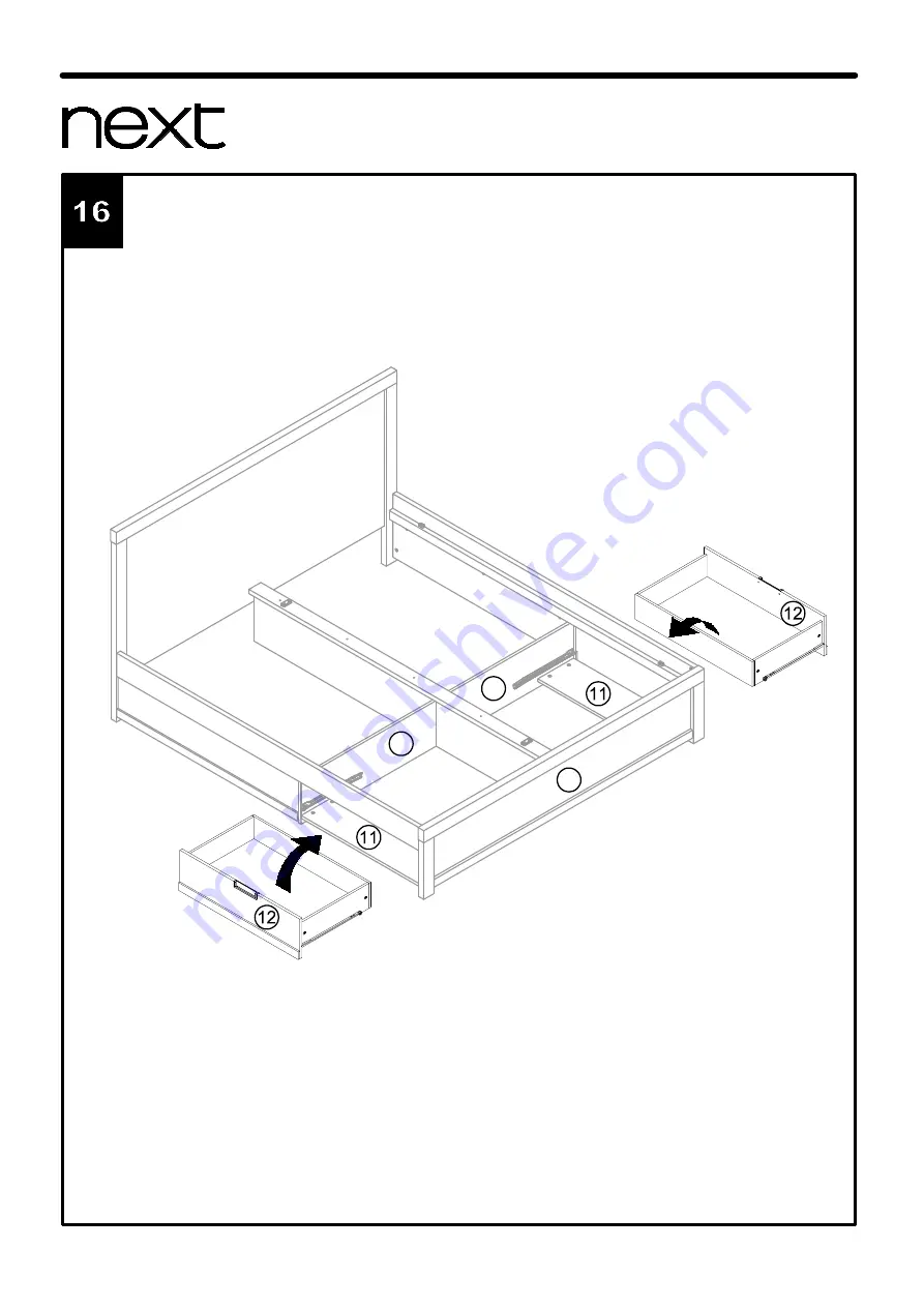 Next OHARA STORAGE BED 588579 Manual Download Page 13