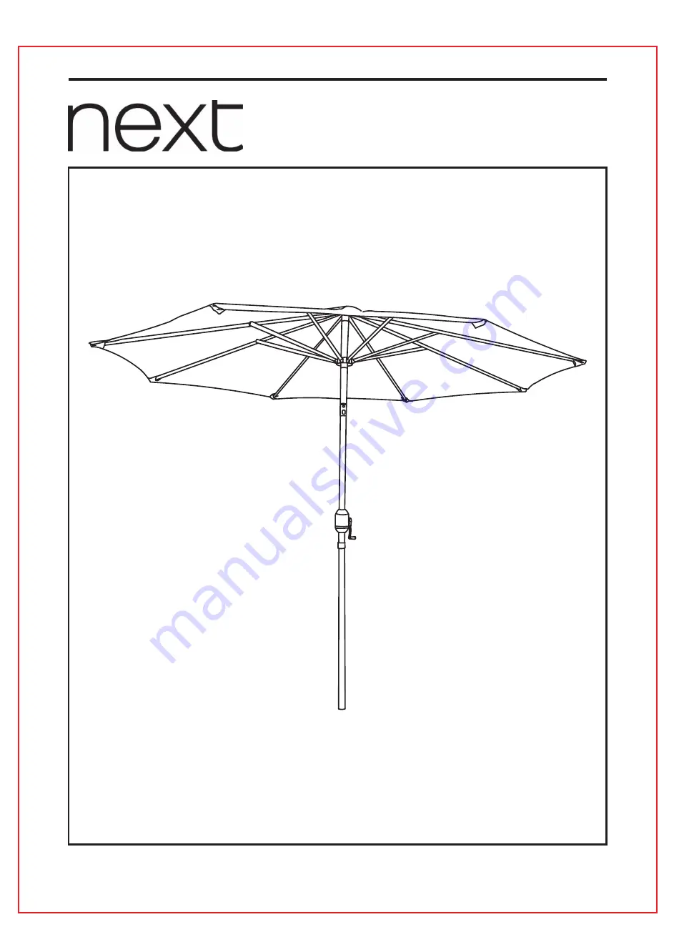 Next Parasol 391785 Скачать руководство пользователя страница 1