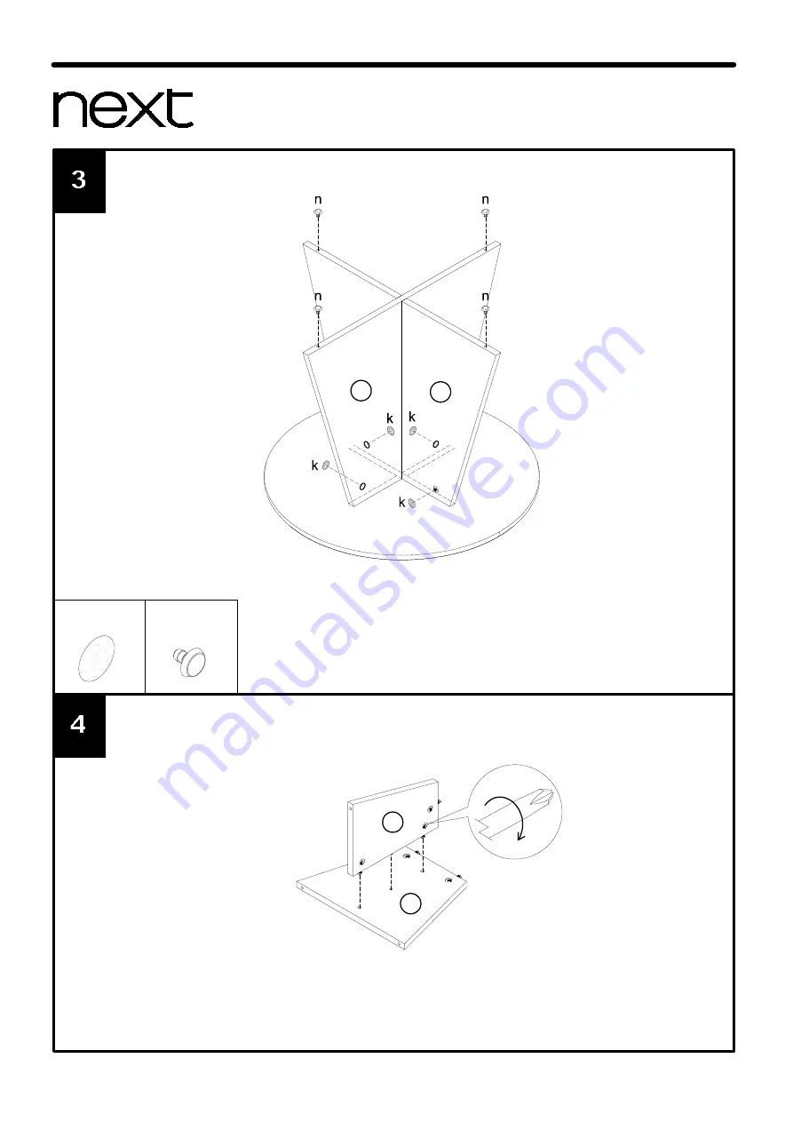 Next PARKER TABLE SET 632554 Скачать руководство пользователя страница 7