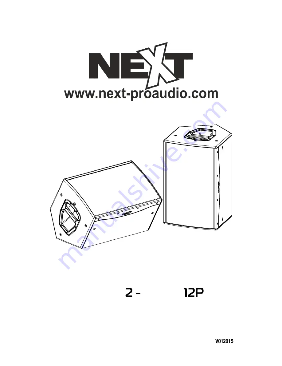 Next PFA-12P Скачать руководство пользователя страница 1