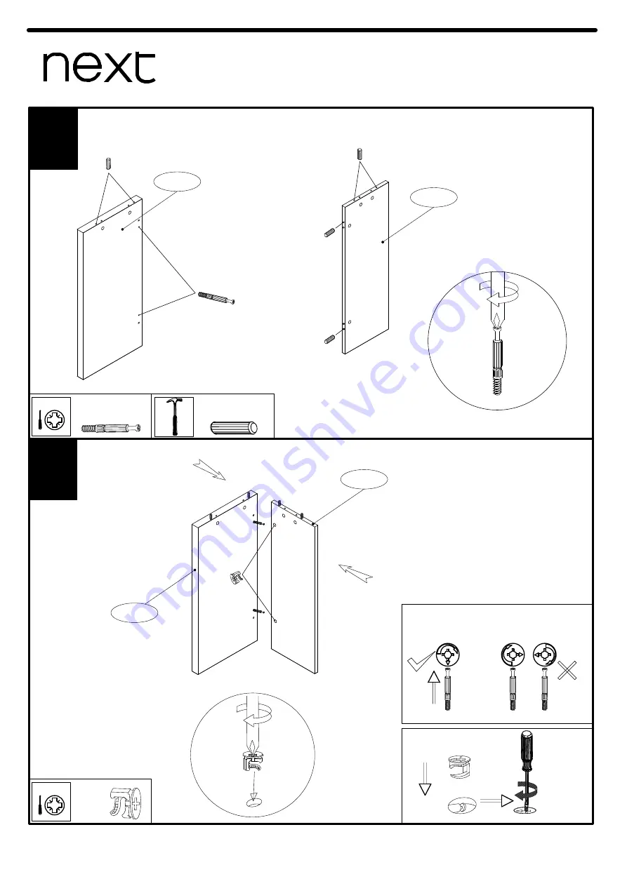 Next ROMA 889249 Assembly Instructions Manual Download Page 6